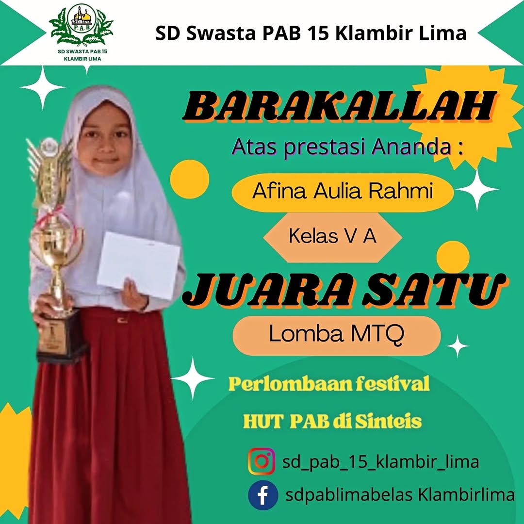 Juara 1 Lomba MTQ
